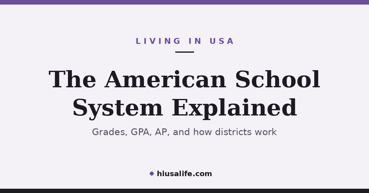 Understanding the American School System: Grades, GPA, AP, and How School Districts Work