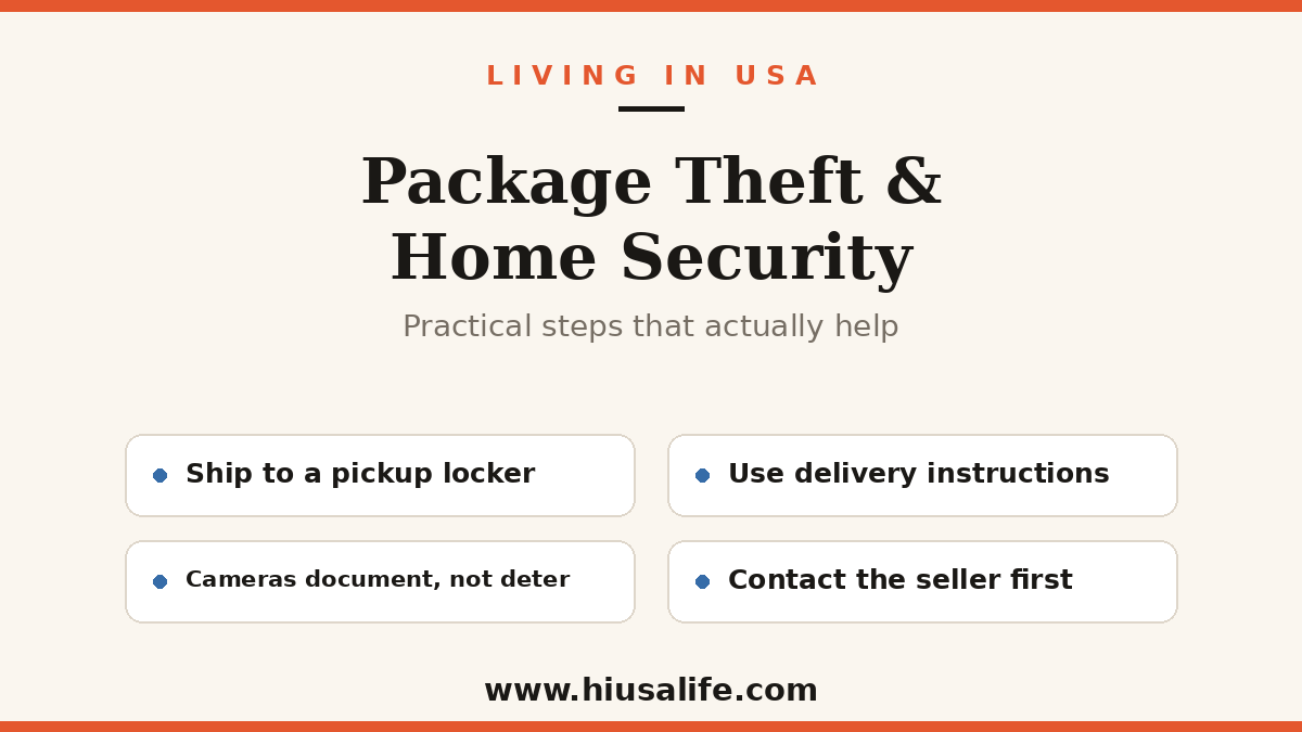 Package Theft and Home Security in the USA (2026): Practical Steps That Actually Help