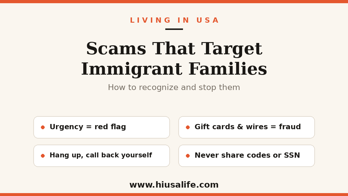 Scams Targeting Immigrants in the USA (2026): How to Recognize and Stop Them